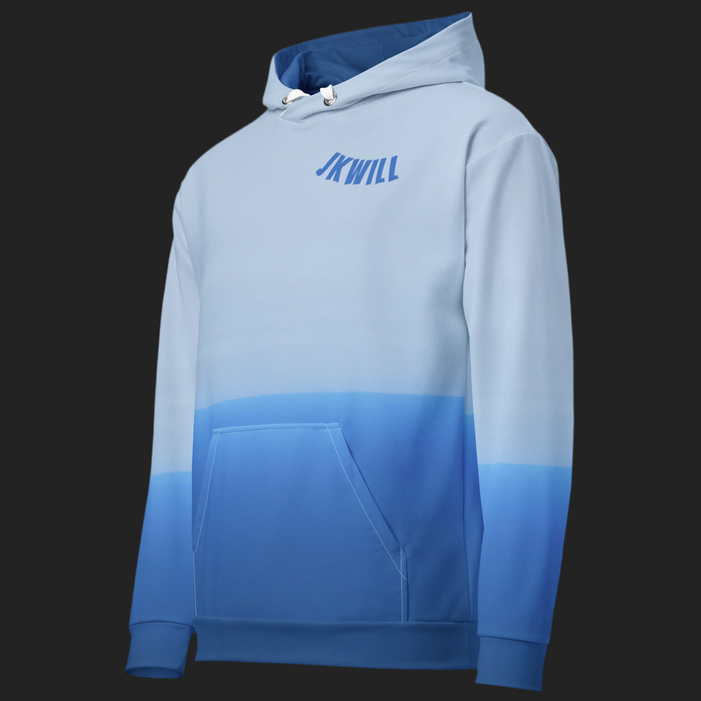 JKWILL Light/Dark Blue Hoodie