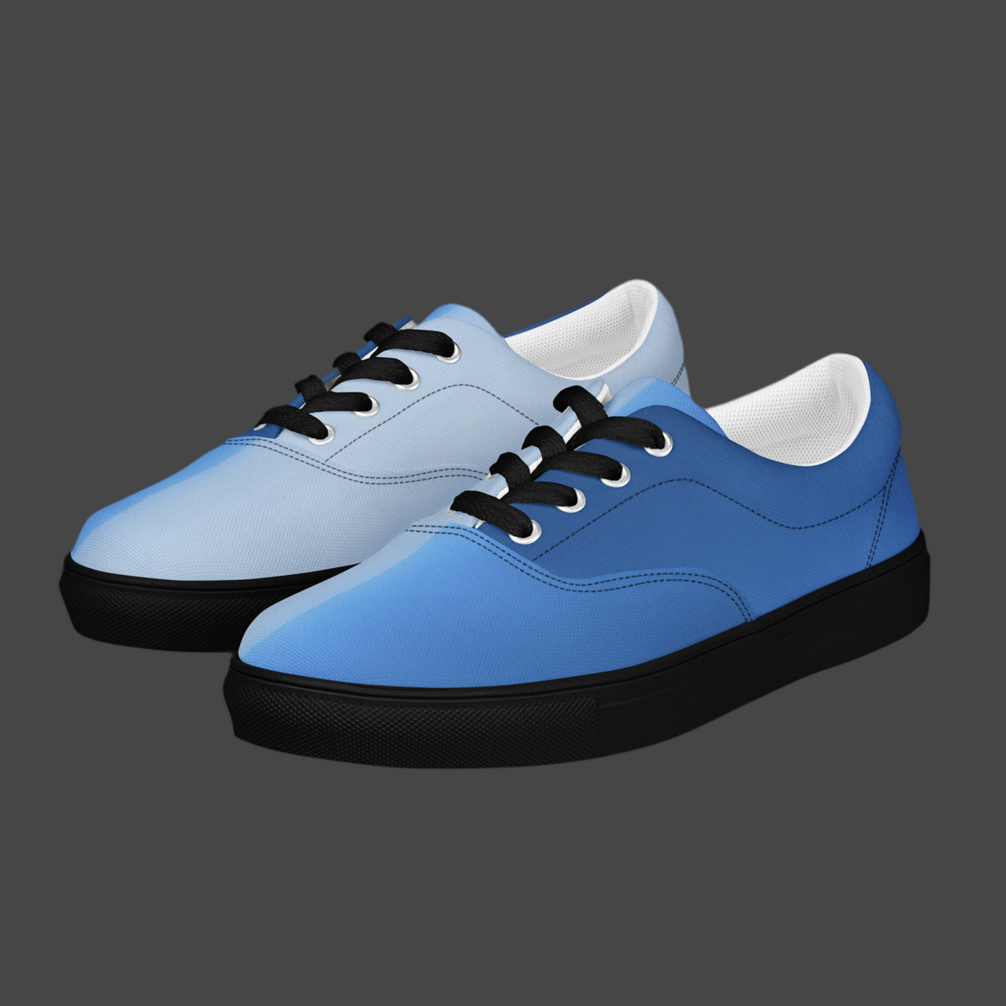 JKWILL Light/Dark Blue Low Top Shoes