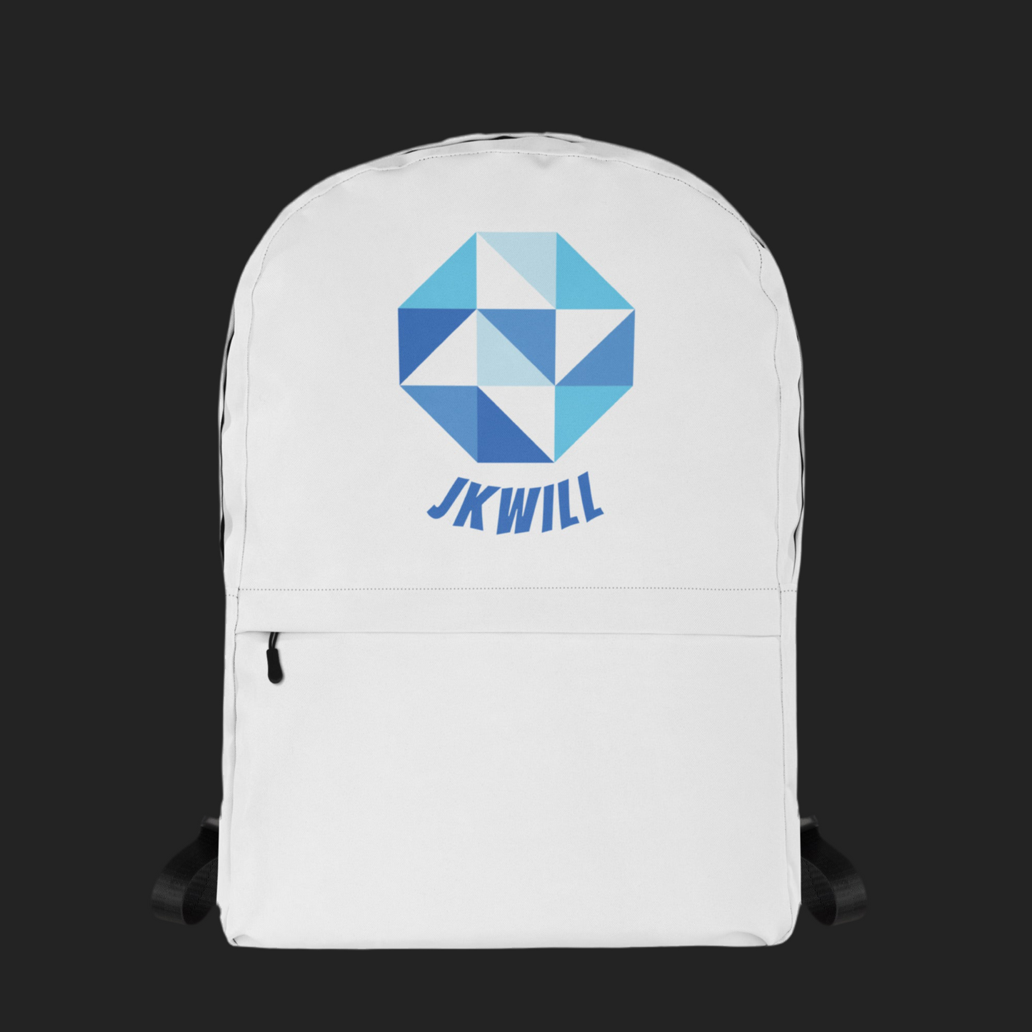 JKWILL White Carry-on Backpack