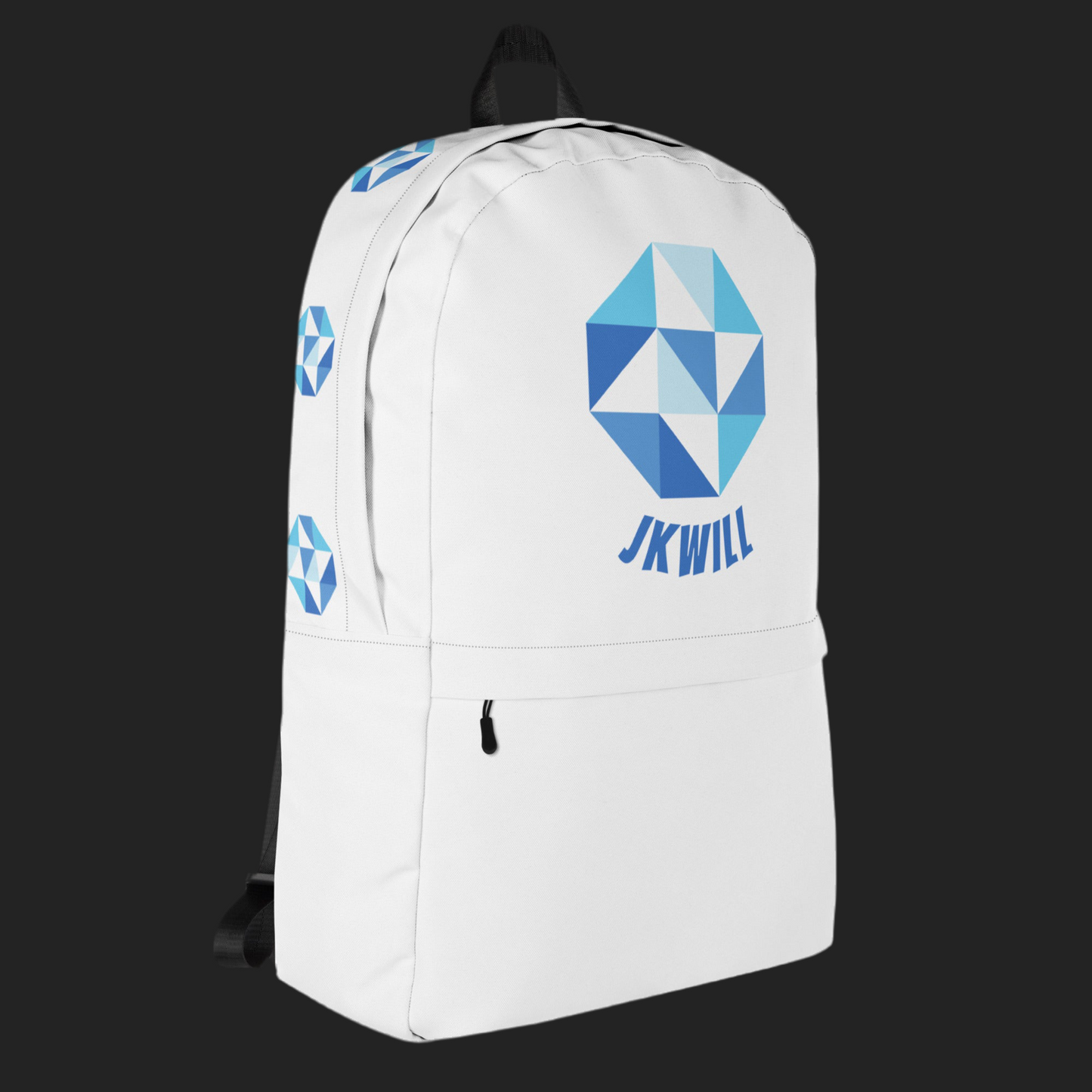 JKWILL White Carry-on Backpack