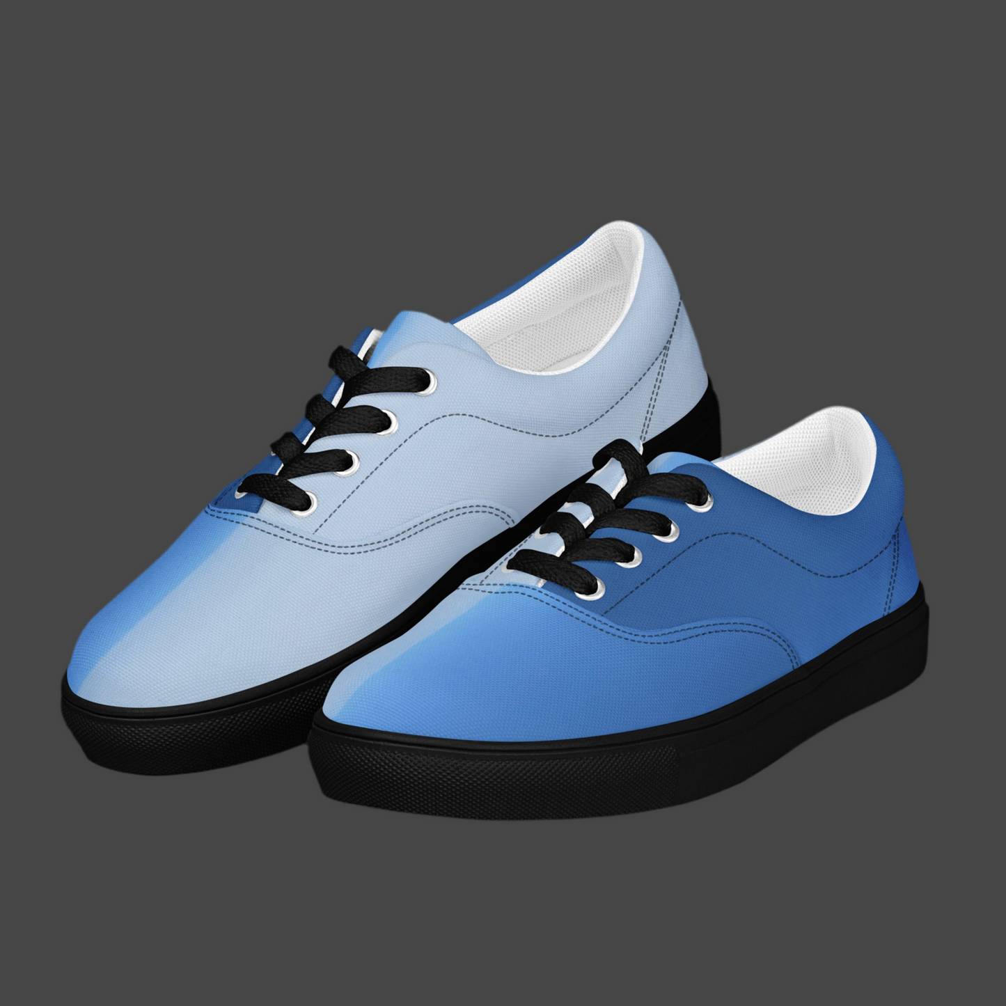 JKWILL Light/Dark Blue Low Top Shoes