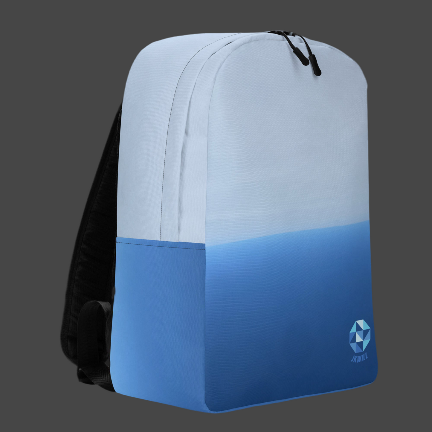 JKWILL Light/Dark Blue Backpack