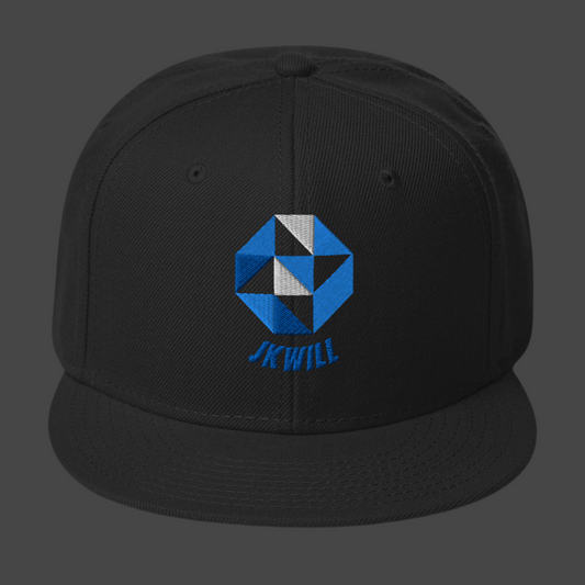 JKWILL 6- Panel Flat Rim Snapback
