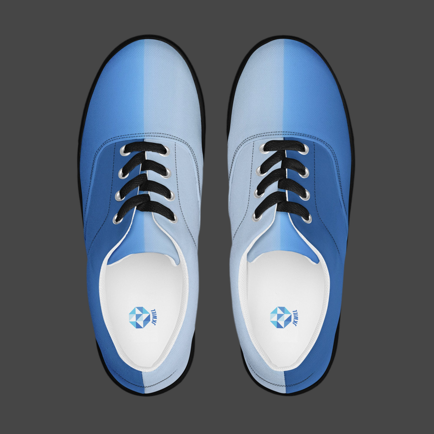 JKWILL Light/Dark Blue Low Top Shoes
