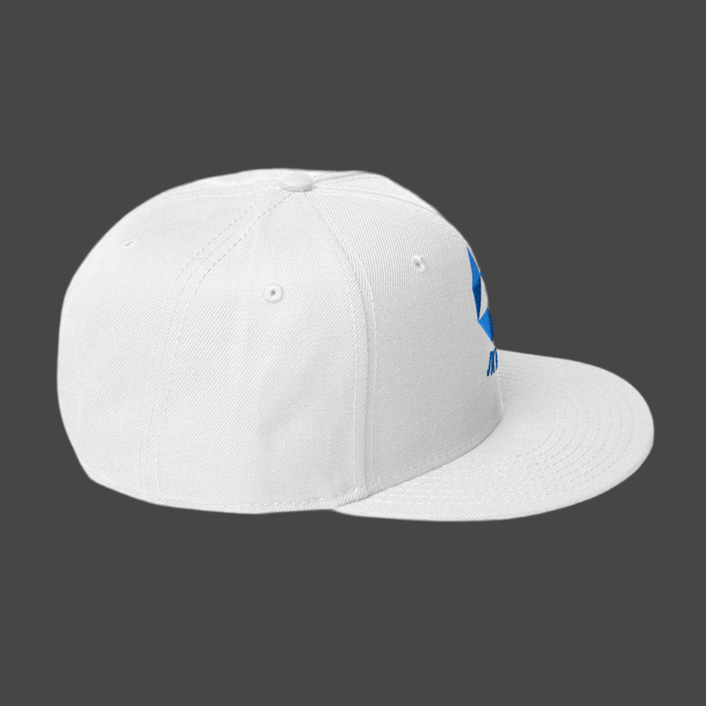 JKWILL 6- Panel Flat Rim Snapback