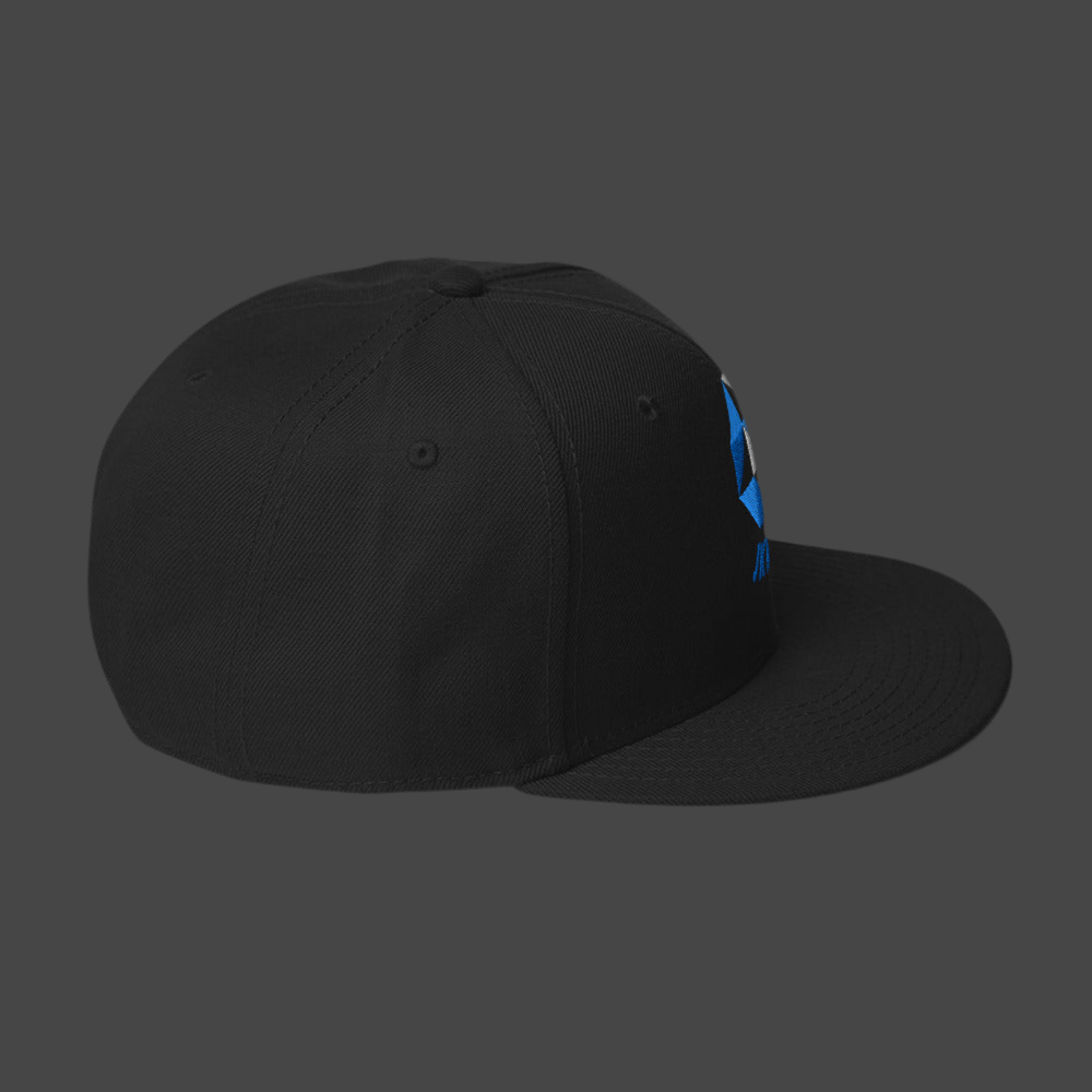 JKWILL 6- Panel Flat Rim Snapback