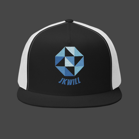 JKWILL 5-Panel Flat Rim Snapback