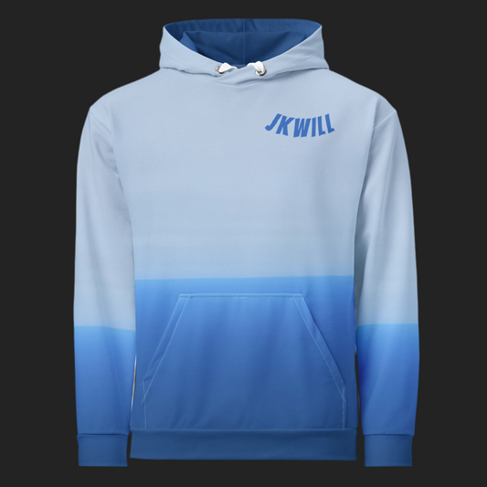 JKWILL Light/Dark Blue Hoodie