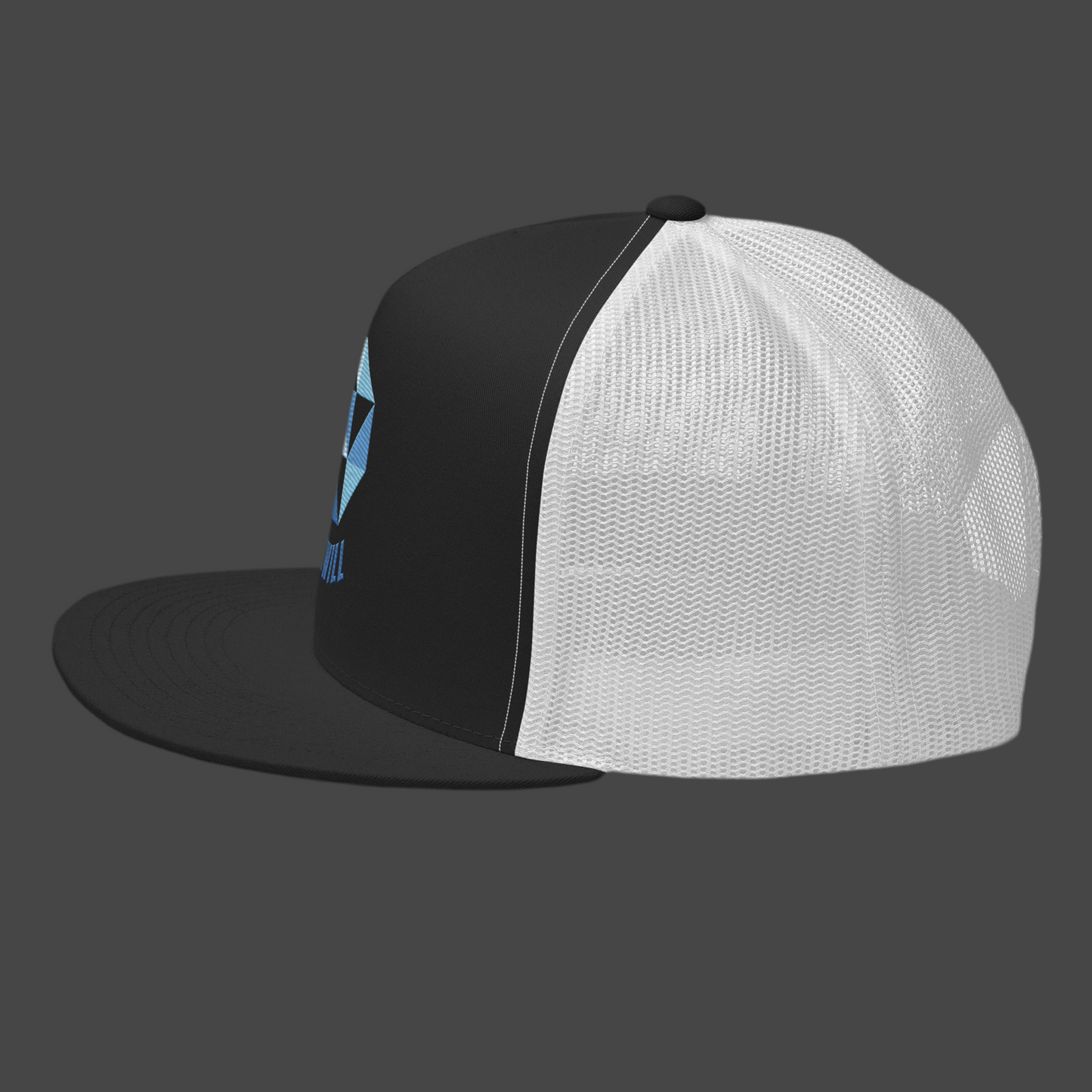 JKWILL 5-Panel Flat Rim Snapback