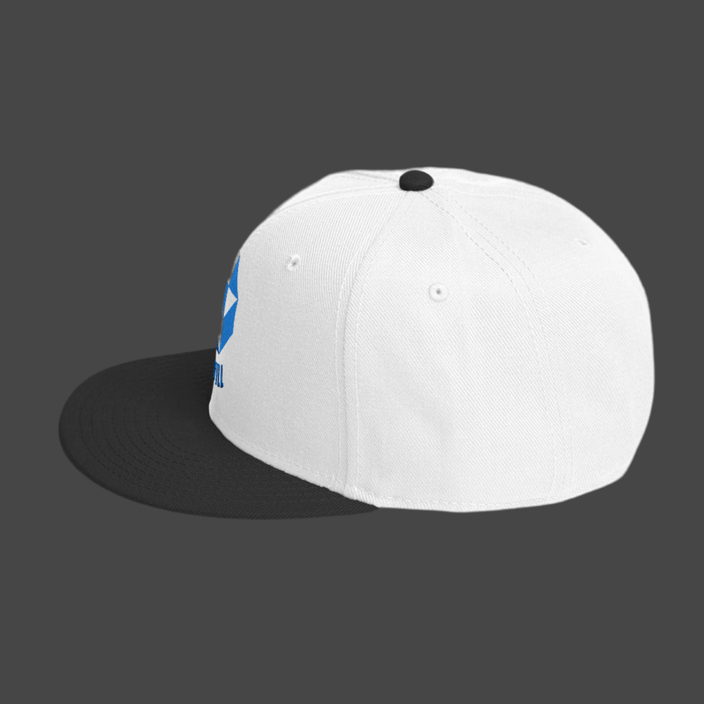 JKWILL 6- Panel Flat Rim Snapback