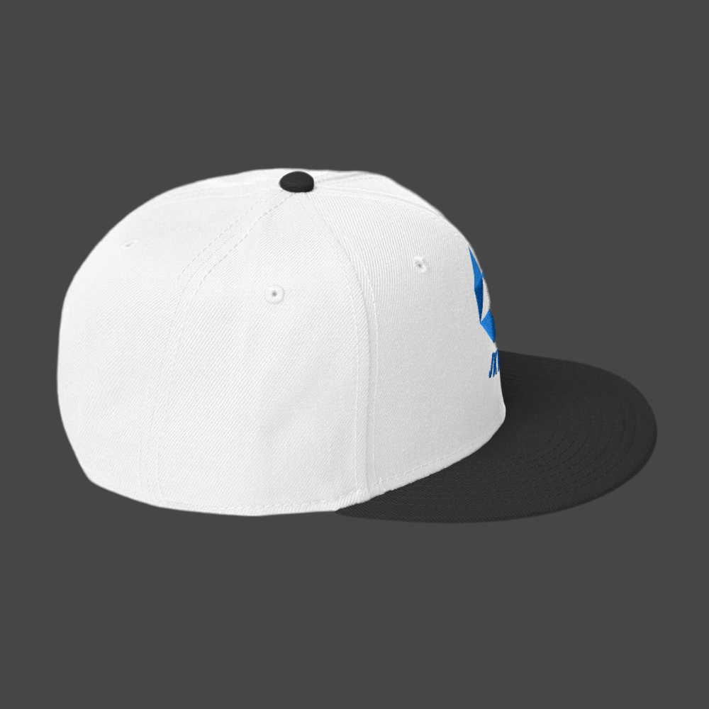 JKWILL 6- Panel Flat Rim Snapback