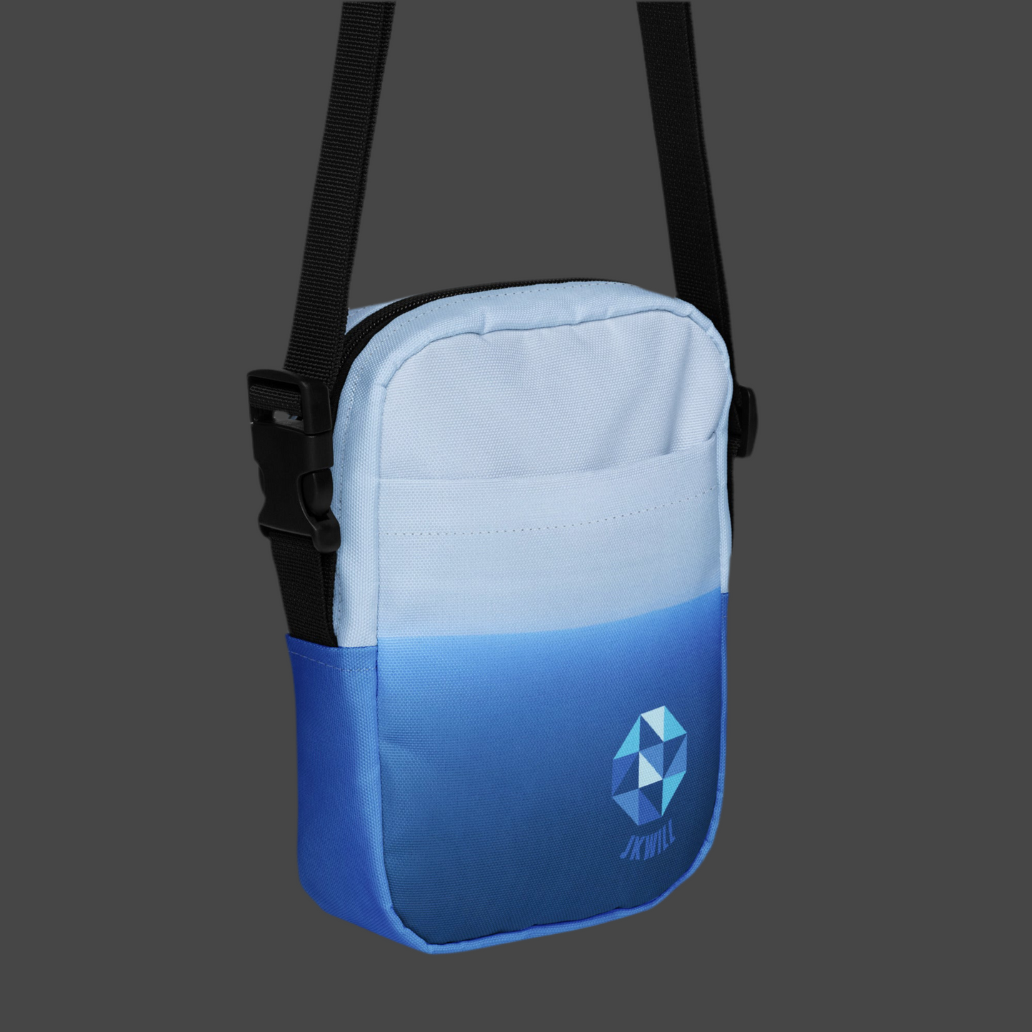 JKWILL Light/Dark Blue Cross Body Bag